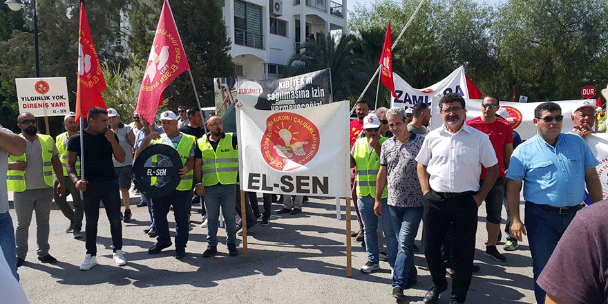 El-Sen yarın tüm bölgelerde bir günlük uyarı grevine gidiyor… Meclis önünde eylem de yapılacak