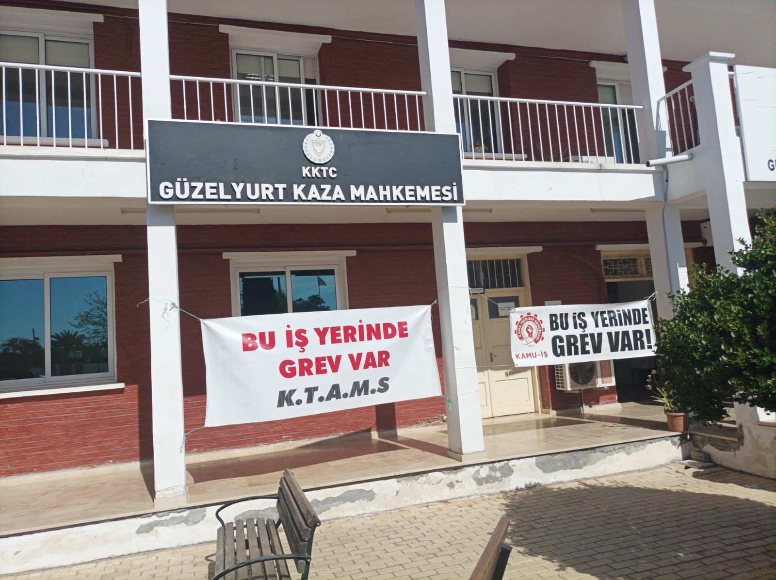 KTAMS Ve Kamu-İş, İskele Ve Güzelyurt Kaza Mahkemelerinde Tam Gün Uyarı ...