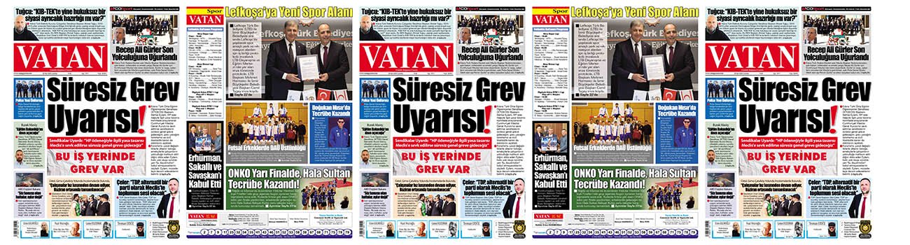 VATAN Manşet - 28 Mart 2026