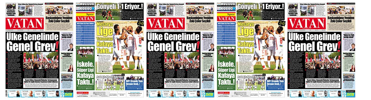 VATAN Manşet - 30 Mart 2026