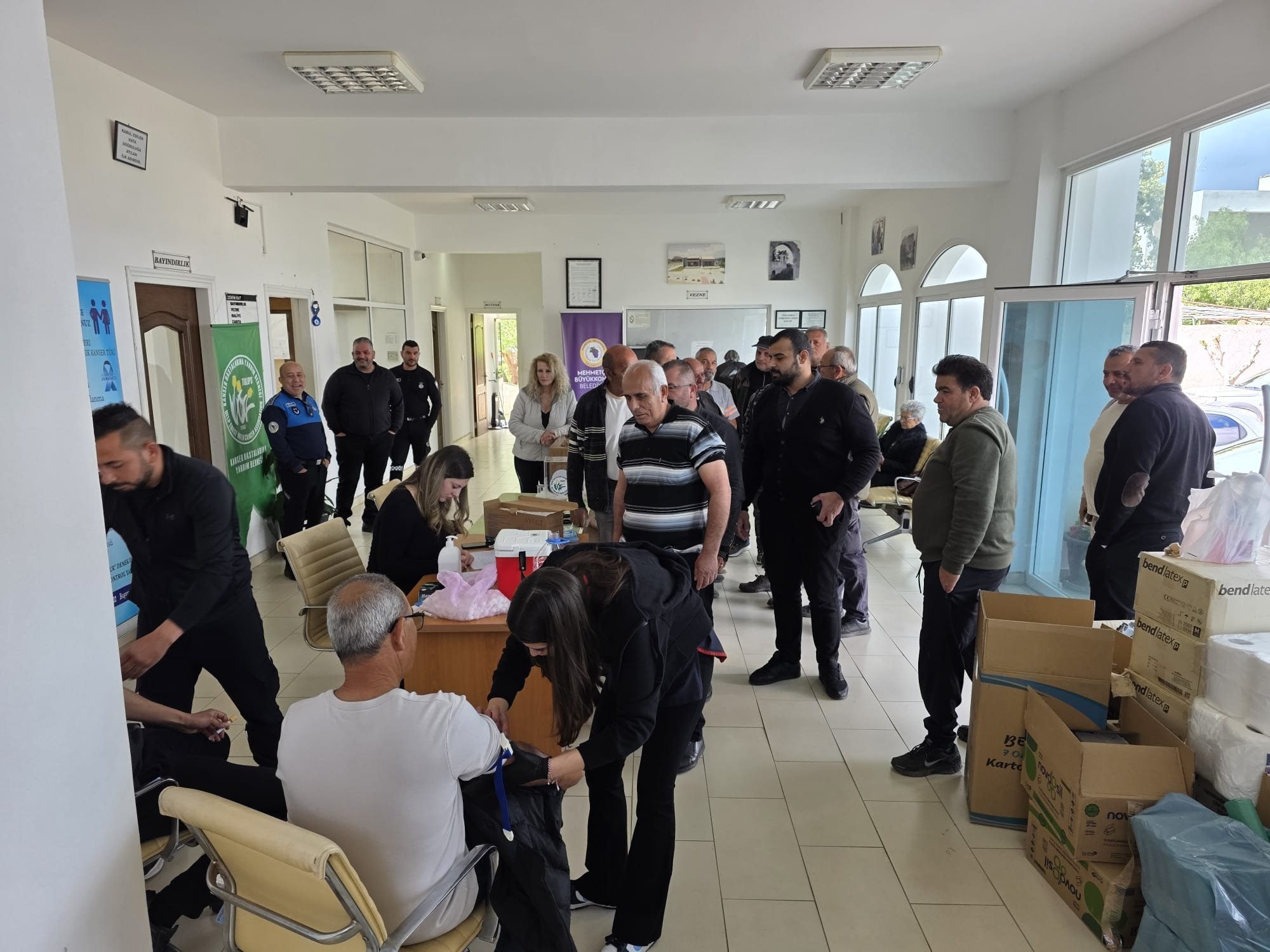 Mehmetçik'te prostat taraması yapıldı