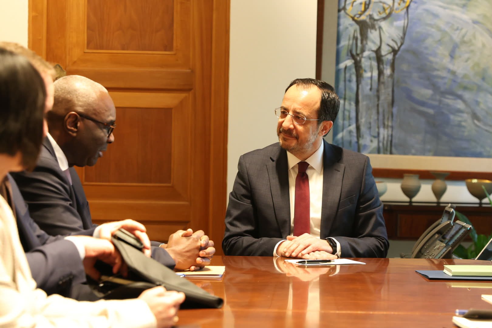 Hristodulidis BM Genel Sekreteri'nin Kıbrıs Özel Temsilcisi ile görüştü