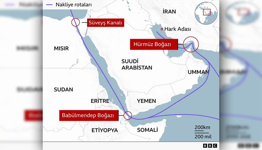 Babülmendep Boğazı: İran'ın kapatmakla tehdit ettiği ikinci kritik ticaret rotası