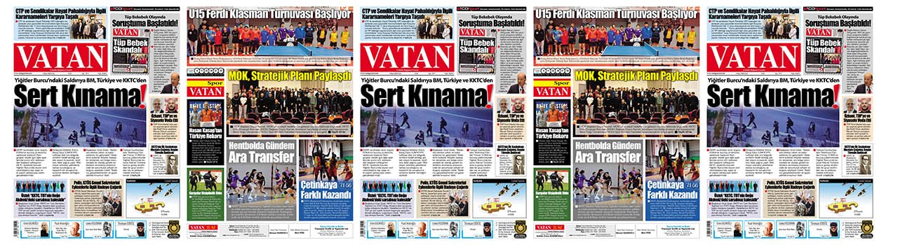 VATAN Manşet - 3 Nisan 2026