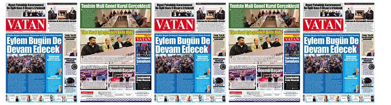 VATAN Manşet - 7 Nisan 2026