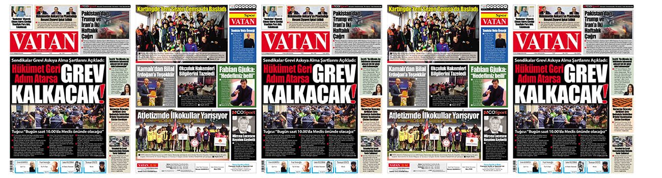 VATAN Manşet - 8 Nisan 2026