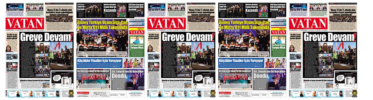 VATAN Manşet - 9 Nisan 2026