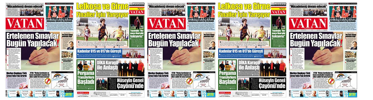 VATAN Manşet - 10 Nisan 2026