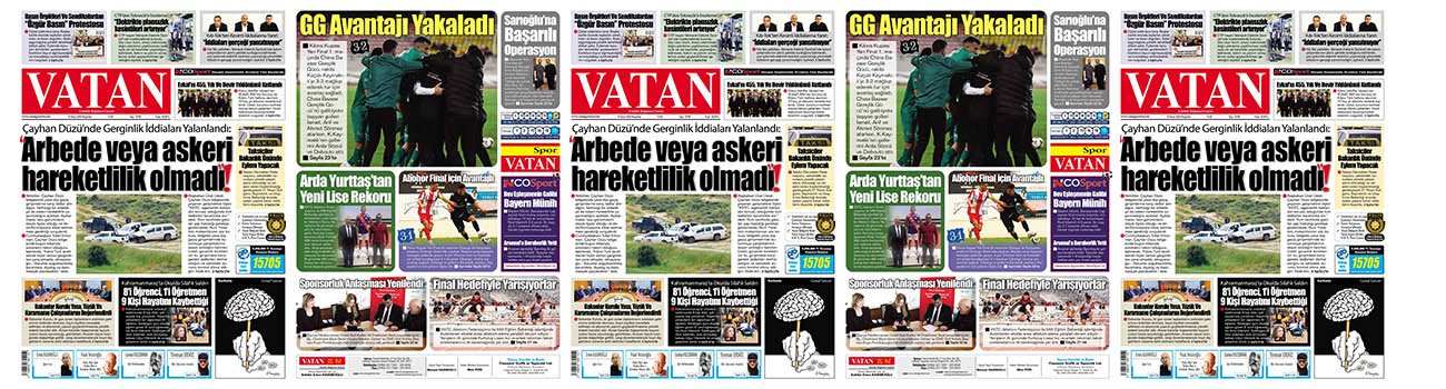 VATAN Manşet - 16 Nisan 2026