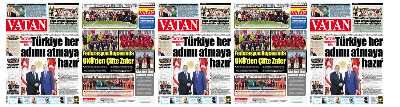 VATAN Manşet - 17 Nisan 2026