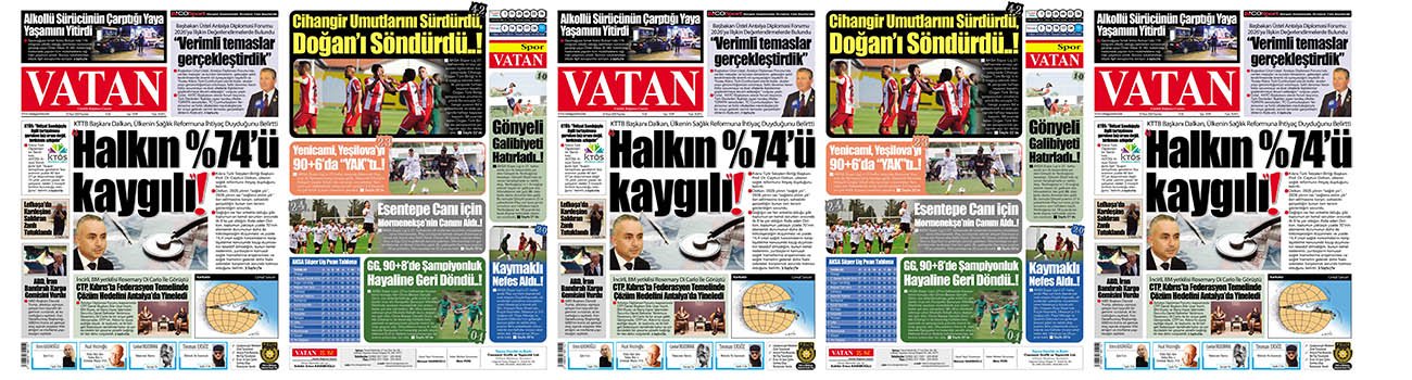 VATAN Manşet - 20 Nisan 2026