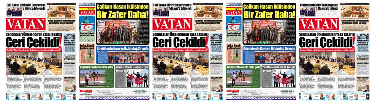 VATAN Manşet - 21 Nisan 2026