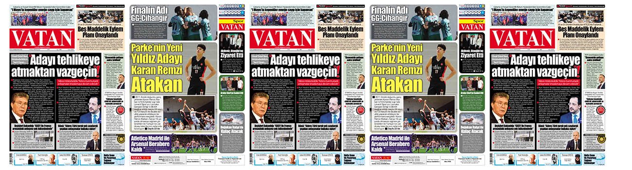 VATAN Manşet - 30 Nisan 2026