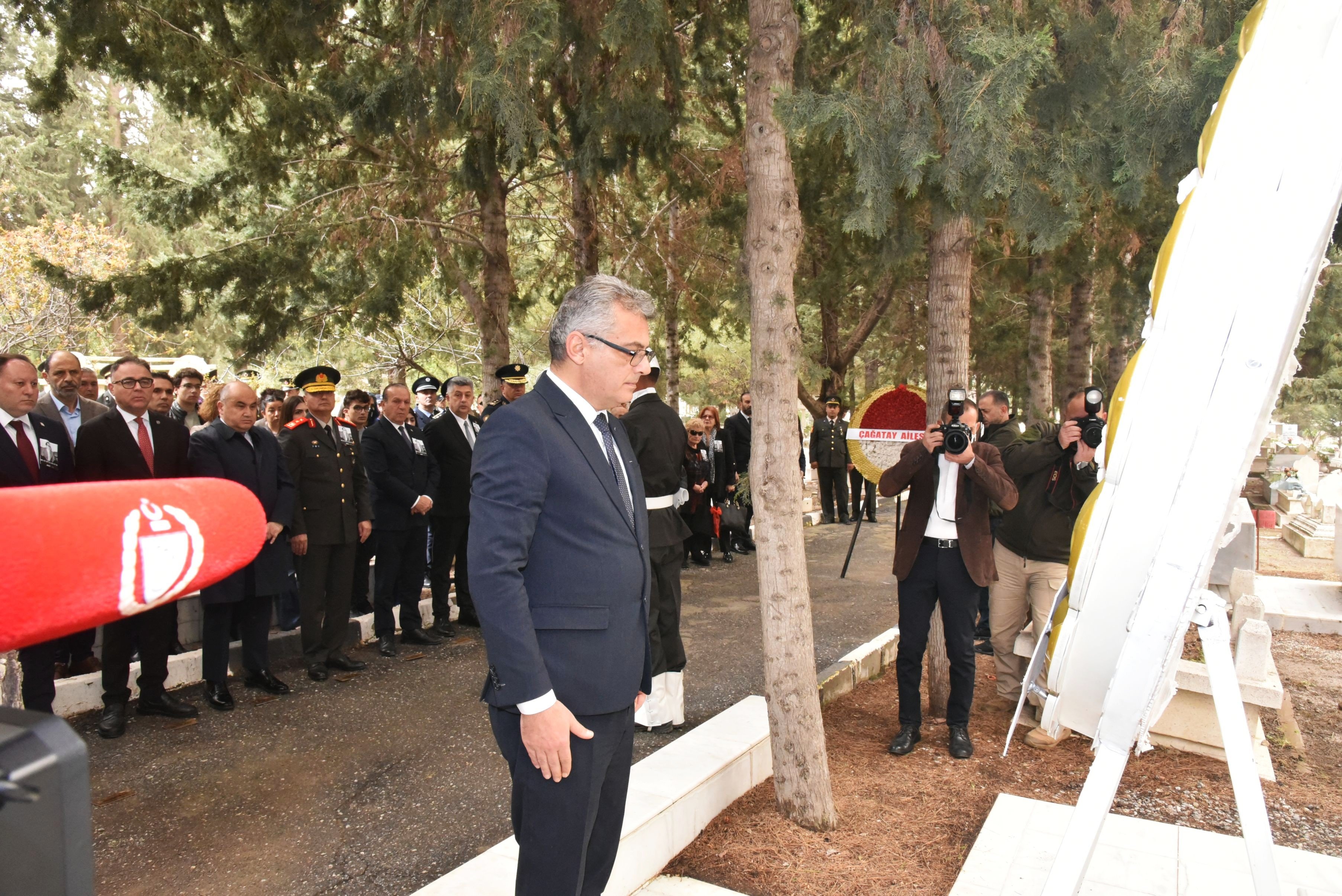 KKTC’nin ilk Başbakanı Mustafa Çağatay, 37’nci ölüm yıl dönümünde anıldı