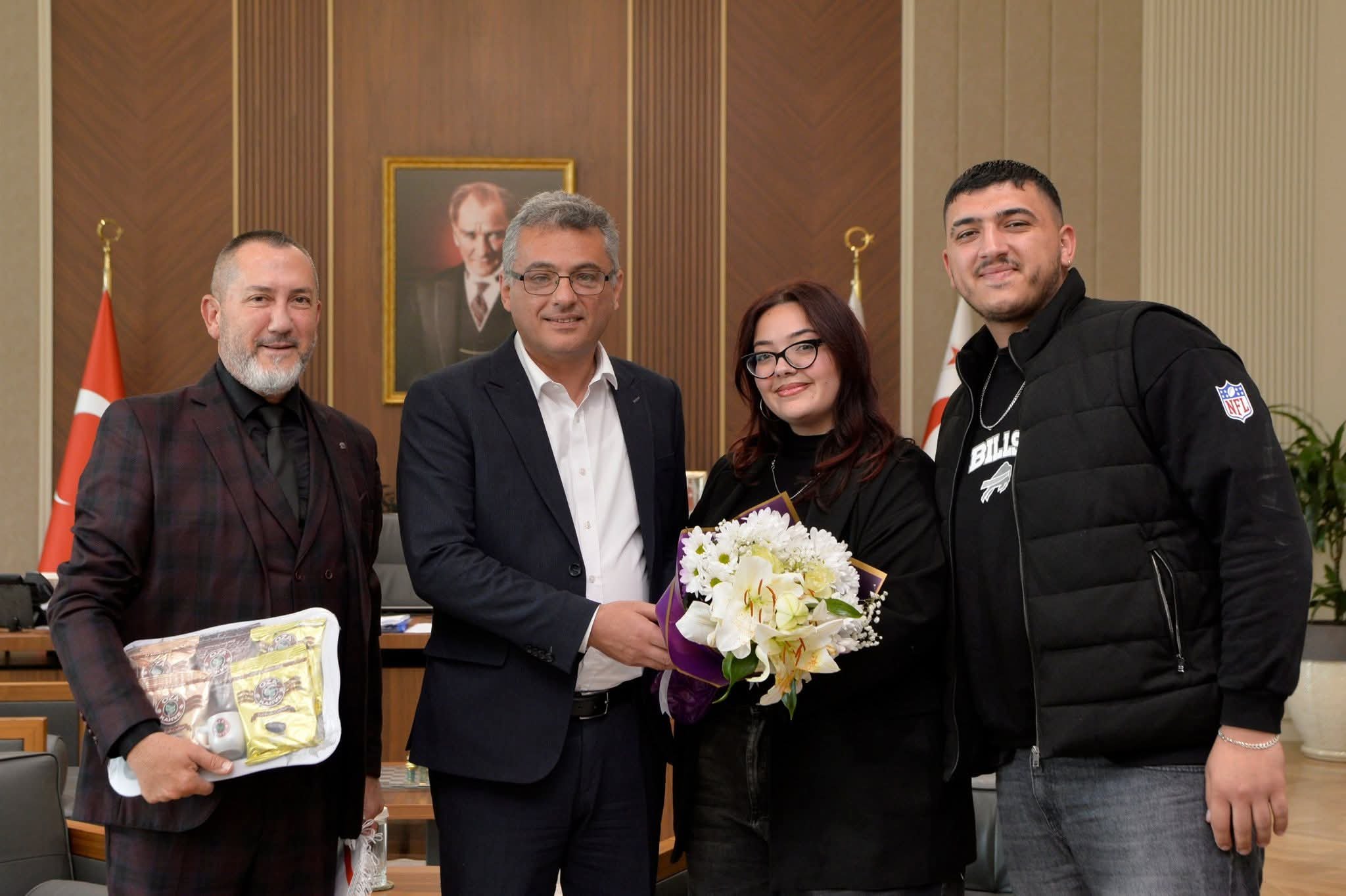 CIOFF Kuzey Kıbrıs, Cumhurbaşkanı Erhürman’ı ziyaret etti