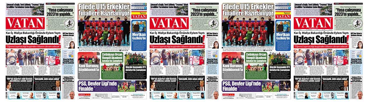 VATAN Manşet - 7 Mayıs 2026