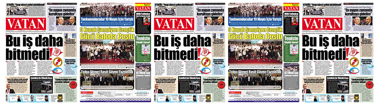 VATAN Manşet - 23 Mayıs 2026