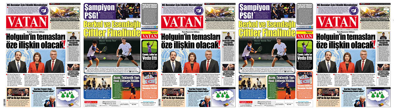VATAN Manşet - 31 Mayıs 2026