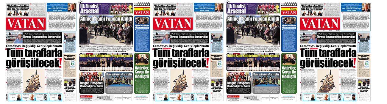 VATAN Manşet - 6 Mayıs 2026