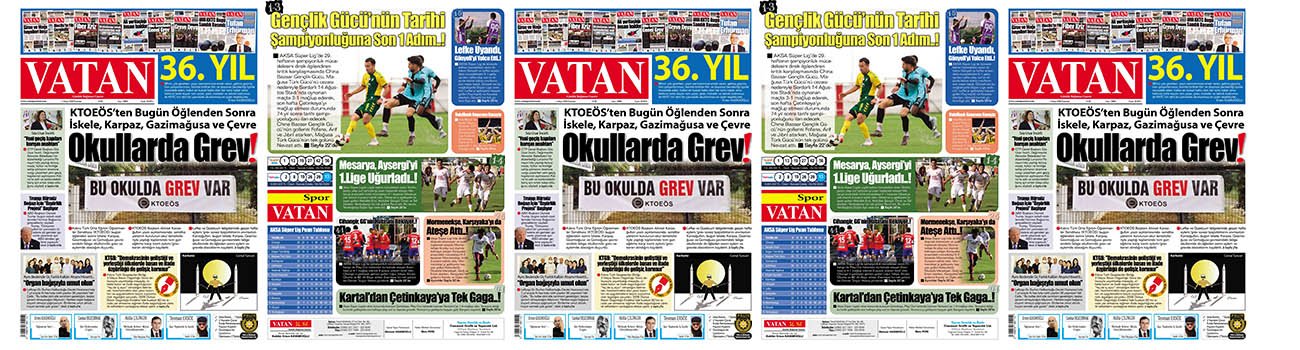 VATAN Manşet - 4 Mayıs 2026