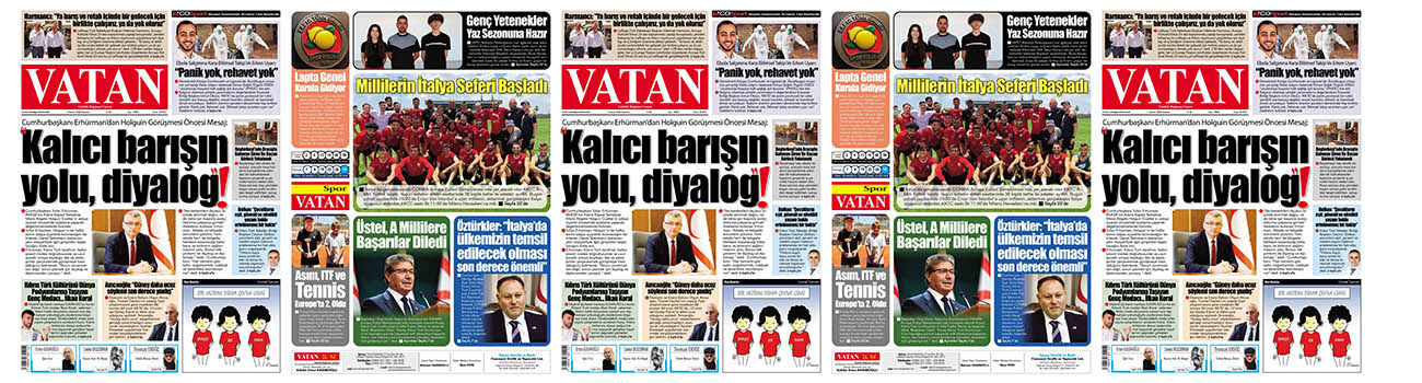 VATAN Manşet - 1 Haziran 2026