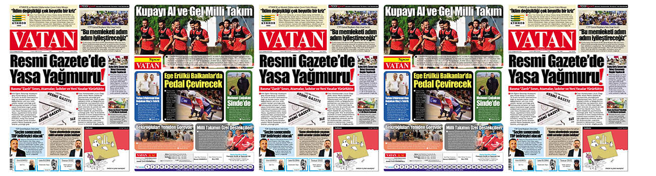 VATAN Manşet - 6 Haziran 2026