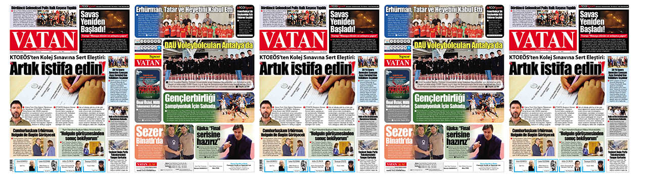 VATAN Manşet - 8 Haziran 2026