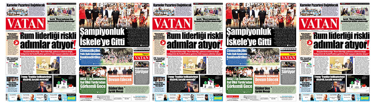 VATAN Manşet - 10 Haziran 2026