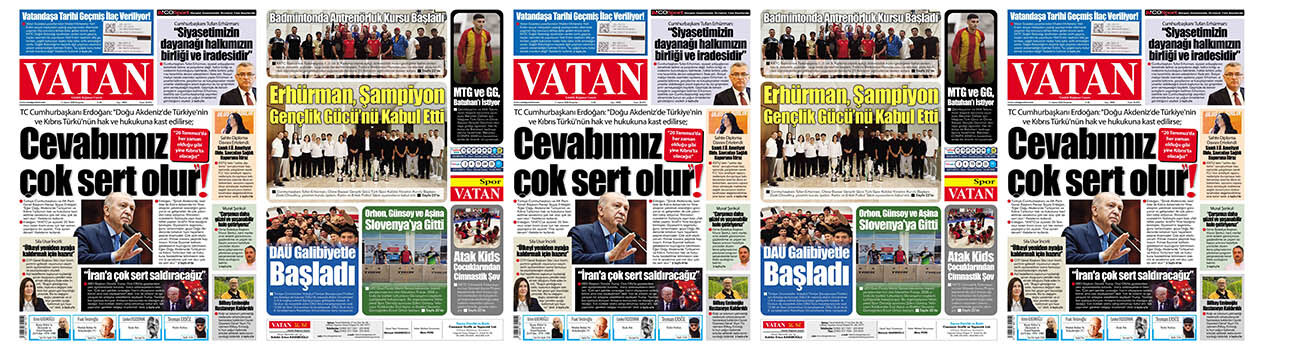 VATAN Manşet - 11 Haziran 2026