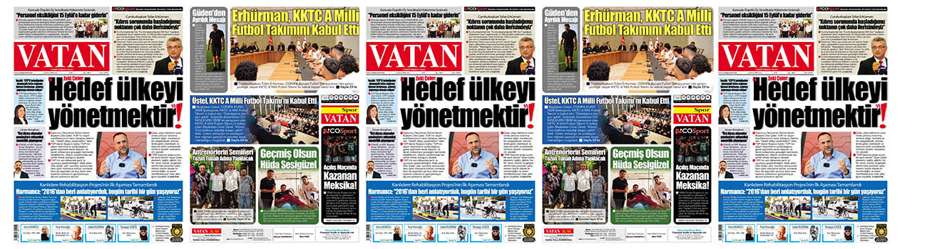 VATAN Manşet - 12 Haziran 2026