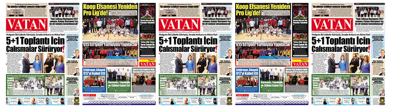 VATAN Manşet - 13 Haziran 2026