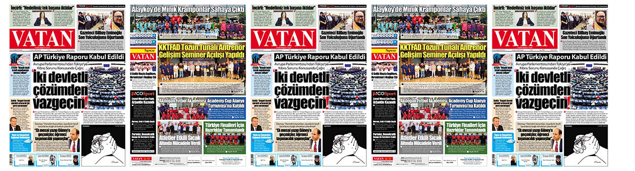 VATAN Manşet - 18 Haziran 2026