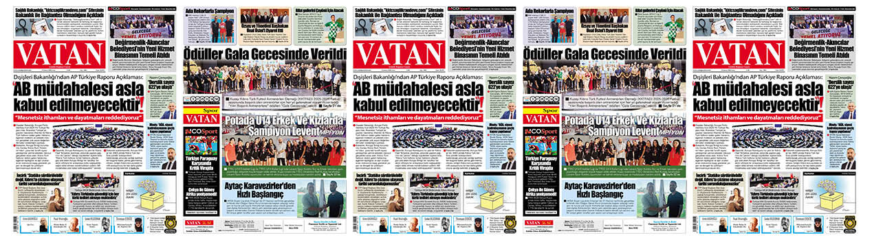 VATAN Manşet - 19 Haziran 2026