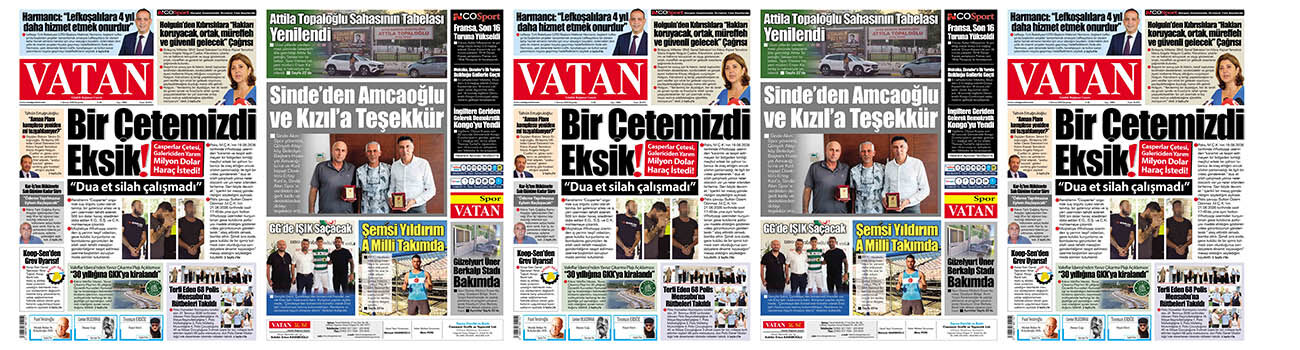 VATAN Manşet - 2 Temmuz 2026