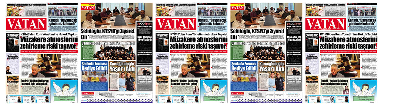 VATAN Manşet - 4 Temmuz 2026