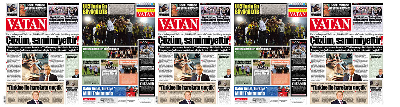VATAN Manşet - 5 Temmuz 2026