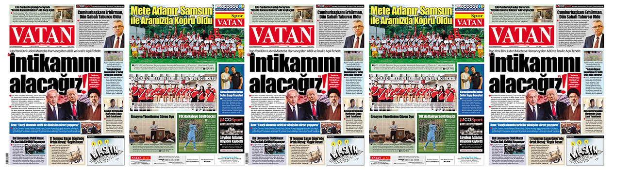 VATAN Manşet - 12 Temmuz 2026