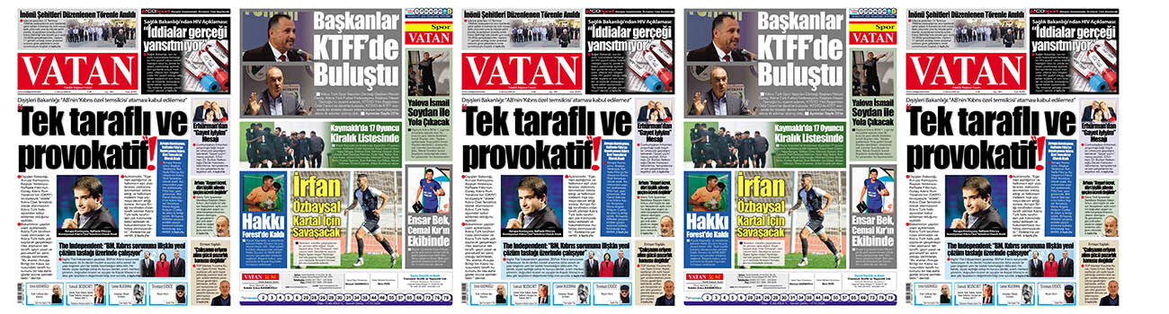 VATAN Manşet - 14 Temmuz 2026