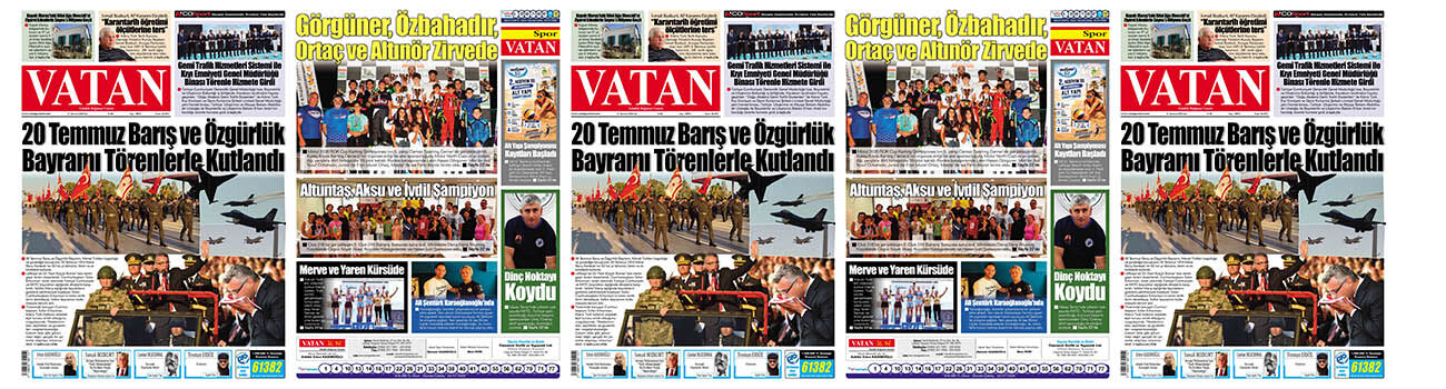 VATAN Manşet - 21 Temmuz 2026