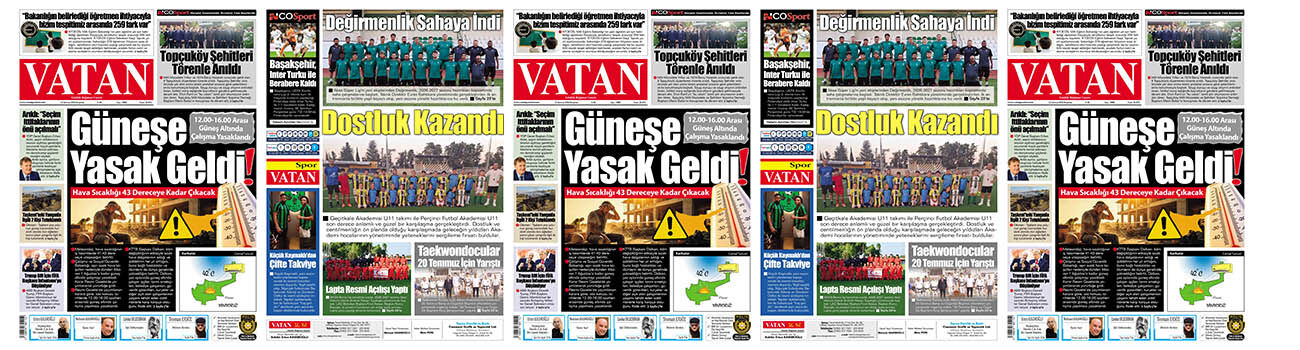 VATAN Manşet - 23 Temmuz 2026