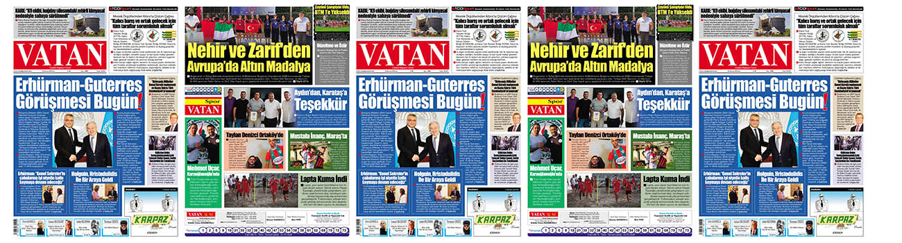 VATAN Manşet - 28 Temmuz 2026
