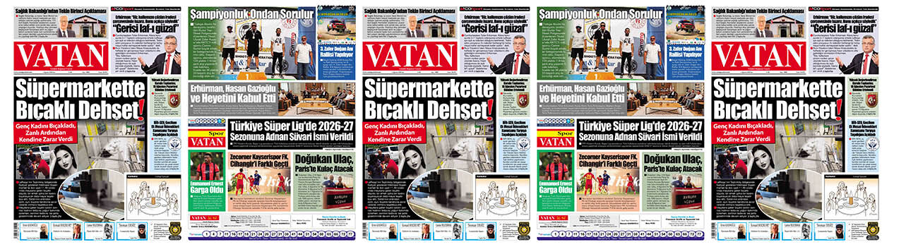 VATAN Manşet - 4 Ağustos 2026