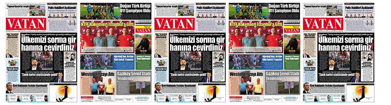 VATAN Manşet - 5 Ağustos 2026