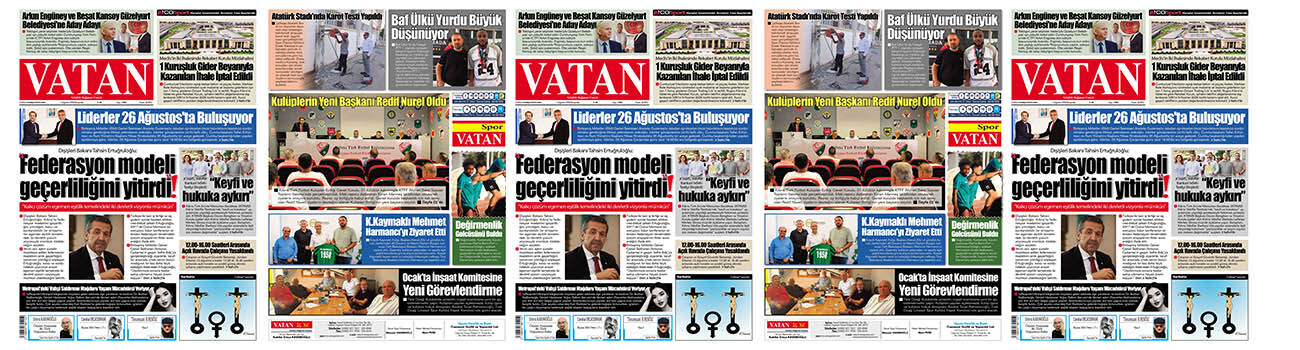 VATAN Manşet - 6 Ağustos 2026