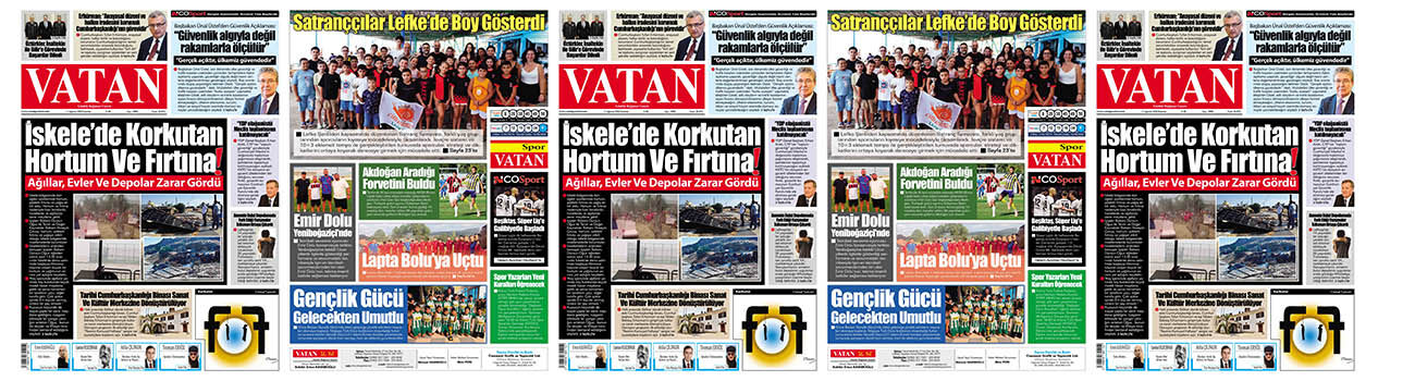 VATAN Manşet - 17 Ağustos 2026