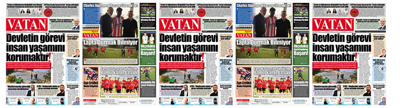 VATAN Manşet - 19 Ağustos 2026