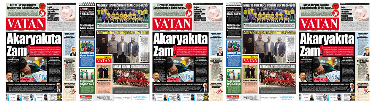 VATAN Manşet - 21 Ağustos 2026