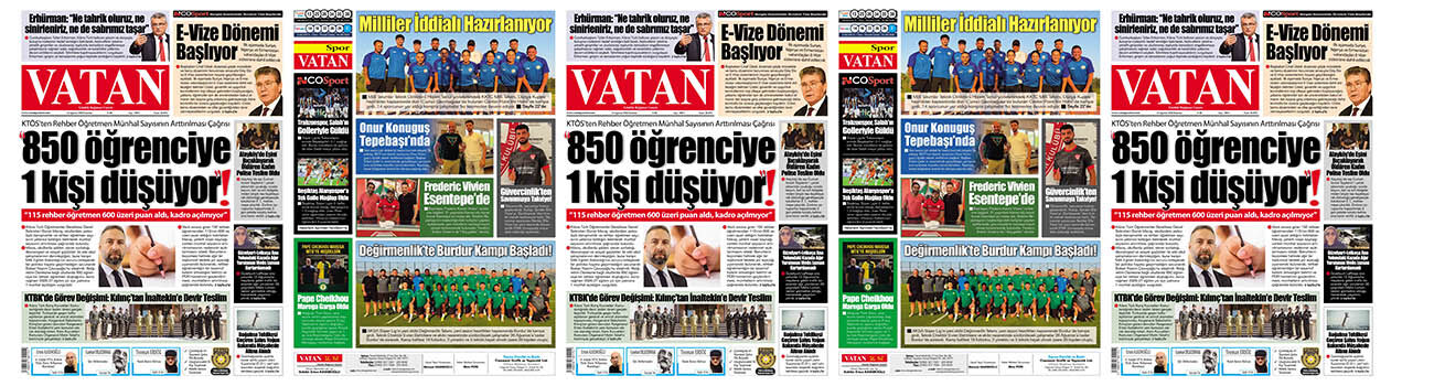 VATAN Manşet - 24 Ağustos 2026