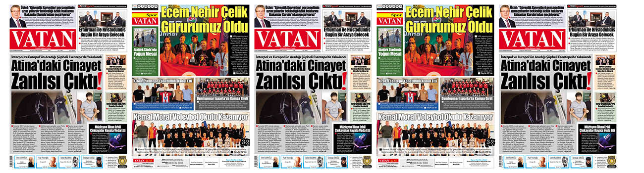 VATAN Manşet - 26 Ağustos 2026