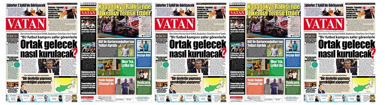 VATAN Manşet - 28 Ağustos 2026